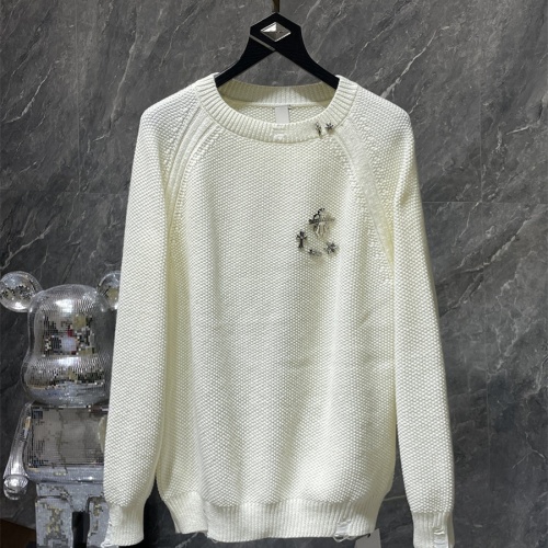 Cheap Chrome Hearts Sweater Long Sleeved For Unisex #1268716 Replica Wholesale [$56.00 USD] [ITEM#1268716] on Replica Chrome Hearts Sweater