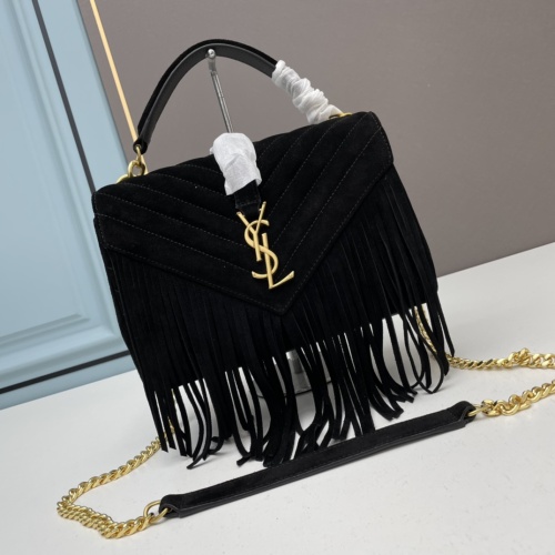 Cheap Yves Saint Laurent YSL AAA Quality Messenger Bags For Women #1268808 Replica Wholesale [$98.00 USD] [ITEM#1268808] on Replica Yves Saint Laurent YSL AAA Messenger Bags