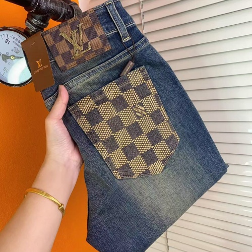 Cheap Louis Vuitton LV Jeans For Men #1268857 Replica Wholesale [$48.00 USD] [ITEM#1268857] on Replica Louis Vuitton LV Jeans