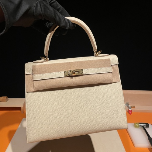 Cheap Hermes AAA Quality Handbags In Gold For Women #1268919 Replica Wholesale [$304.13 USD] [ITEM#1268919] on Replica Hermes AAA Quality Handbags