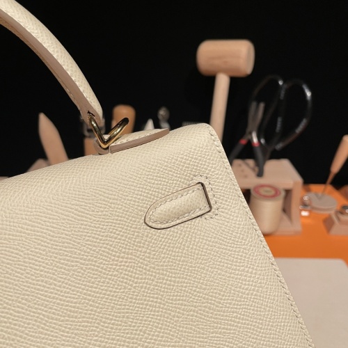 Cheap Hermes AAA Quality Handbags In Gold For Women #1268919 Replica Wholesale [$304.13 USD] [ITEM#1268919] on Replica Hermes AAA Quality Handbags