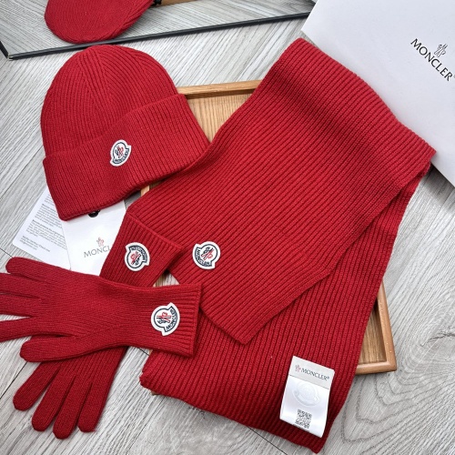 Cheap Moncler Hat and Scarf and Glove Set #1268963 Replica Wholesale [$72.00 USD] [ITEM#1268963] on Replica Moncler Hat and Scarf and Glove Set