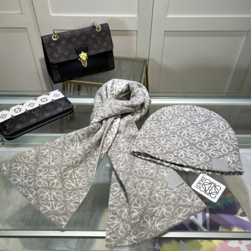 Cheap LOEWE Hat and Scarf and Set #1268992 Replica Wholesale [$48.00 USD] [ITEM#1268992] on Replica LOEWE Hat and Scarf and Glove Set