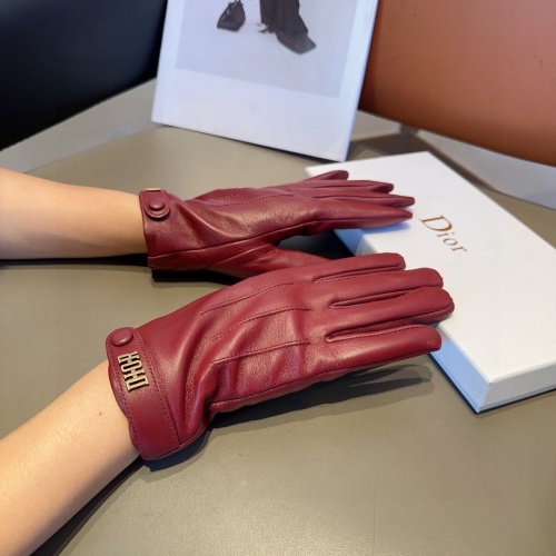 Cheap Christian Dior Gloves For Women #1269003 Replica Wholesale [$45.00 USD] [ITEM#1269003] on Replica Christian Dior Gloves