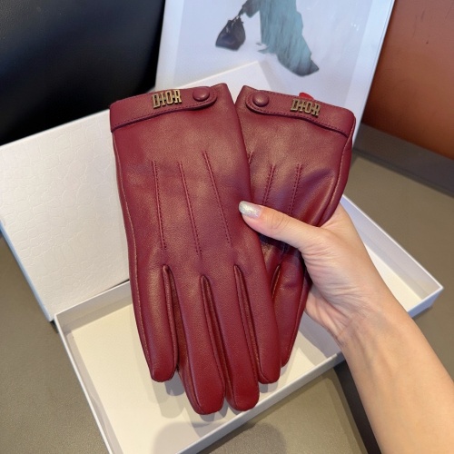 Cheap Christian Dior Gloves For Women #1269003 Replica Wholesale [$45.00 USD] [ITEM#1269003] on Replica Christian Dior Gloves