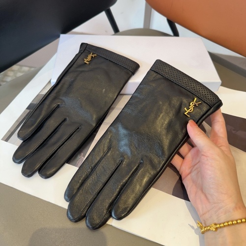 Cheap Yves Saint Laurent Gloves For Women #1269005 Replica Wholesale [$45.00 USD] [ITEM#1269005] on Replica Yves Saint Laurent Gloves