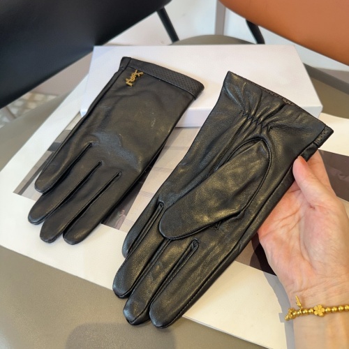 Cheap Yves Saint Laurent Gloves For Women #1269005 Replica Wholesale [$45.00 USD] [ITEM#1269005] on Replica Yves Saint Laurent Gloves