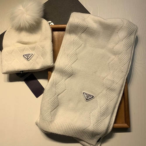 Cheap Prada Hat and Scarf Set #1269082 Replica Wholesale [$72.00 USD] [ITEM#1269082] on Replica Prada Hat and Scarf and Glove Set