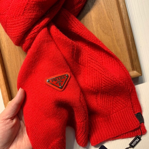 Cheap Prada Hat and Scarf Set #1269085 Replica Wholesale [$72.00 USD] [ITEM#1269085] on Replica Prada Hat and Scarf and Glove Set