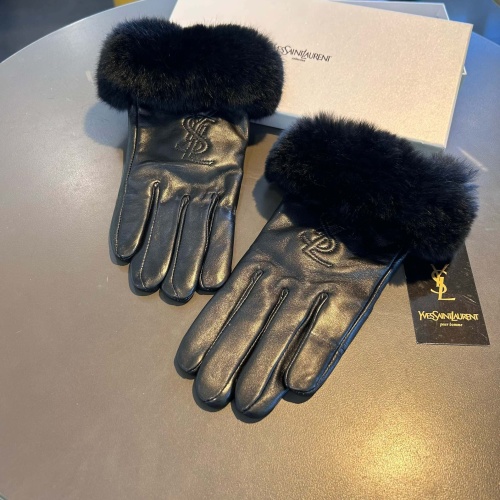 Cheap Yves Saint Laurent Gloves For Women #1269089 Replica Wholesale [$48.00 USD] [ITEM#1269089] on Replica Yves Saint Laurent Gloves