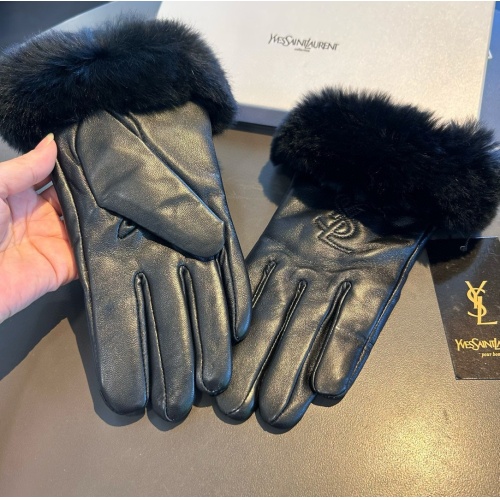 Cheap Yves Saint Laurent Gloves For Women #1269089 Replica Wholesale [$48.00 USD] [ITEM#1269089] on Replica Yves Saint Laurent Gloves