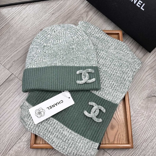 Cheap Chanel Hat and Scarf Set #1269095 Replica Wholesale [$52.00 USD] [ITEM#1269095] on Replica Chanel Hat and Scarf and Glove Set