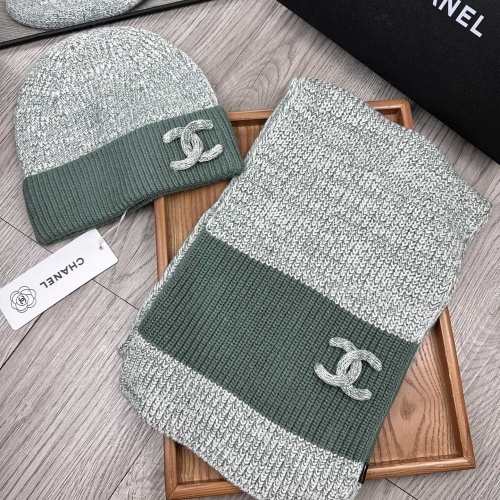 Cheap Chanel Hat and Scarf Set #1269095 Replica Wholesale [$52.00 USD] [ITEM#1269095] on Replica Chanel Hat and Scarf and Glove Set