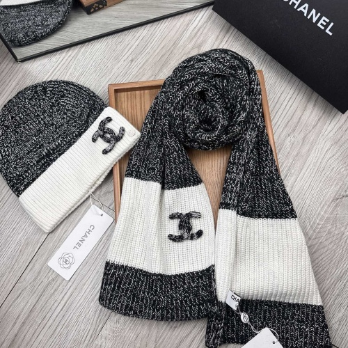 Cheap Chanel Hat and Scarf Set #1269096 Replica Wholesale [$52.00 USD] [ITEM#1269096] on Replica Chanel Hat and Scarf and Glove Set