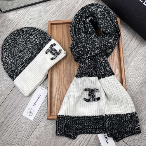 Cheap Chanel Hat and Scarf Set #1269096 Replica Wholesale [$52.00 USD] [ITEM#1269096] on Replica Chanel Hat and Scarf and Glove Set