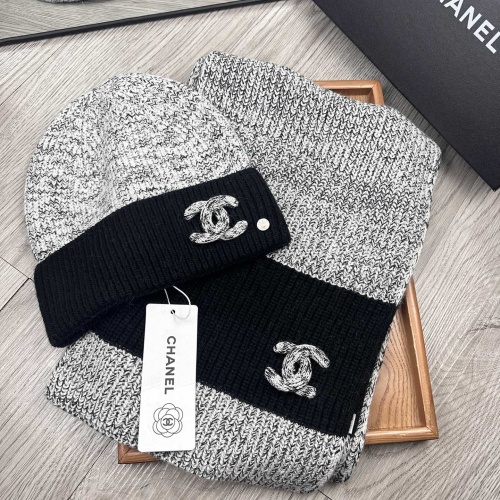 Cheap Chanel Hat and Scarf Set #1269097 Replica Wholesale [$52.00 USD] [ITEM#1269097] on Replica Chanel Hat and Scarf and Glove Set