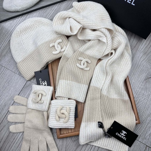 Cheap Chanel Hat and Scarf and Glove Set #1269100 Replica Wholesale [$72.00 USD] [ITEM#1269100] on Replica Chanel Hat and Scarf and Glove Set