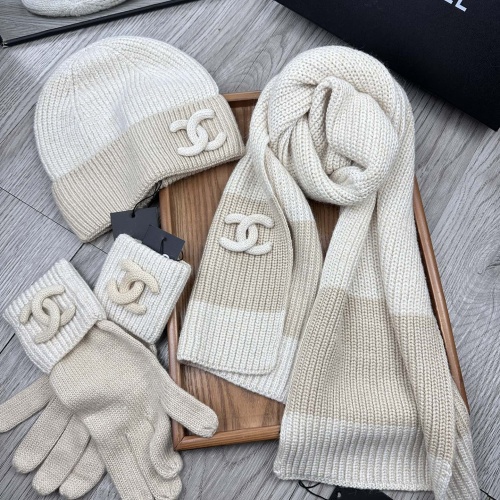 Cheap Chanel Hat and Scarf and Glove Set #1269100 Replica Wholesale [$72.00 USD] [ITEM#1269100] on Replica Chanel Hat and Scarf and Glove Set