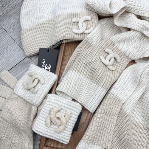 Cheap Chanel Hat and Scarf and Glove Set #1269100 Replica Wholesale [$72.00 USD] [ITEM#1269100] on Replica Chanel Hat and Scarf and Glove Set