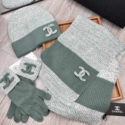 Cheap Chanel Hat and Scarf and Glove Set #1269103 Replica Wholesale [$72.00 USD] [ITEM#1269103] on Replica Chanel Hat and Scarf and Glove Set