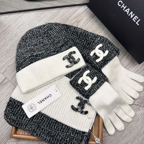 Cheap Chanel Hat and Scarf and Glove Set #1269104 Replica Wholesale [$72.00 USD] [ITEM#1269104] on Replica Chanel Hat and Scarf and Glove Set