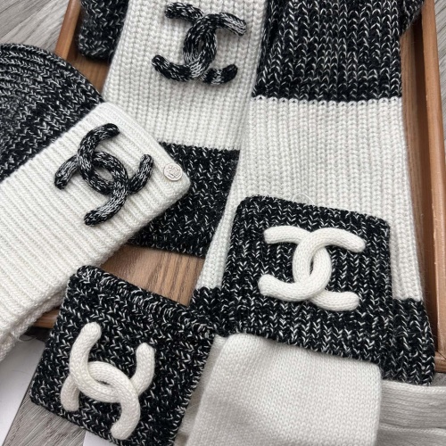 Cheap Chanel Hat and Scarf and Glove Set #1269104 Replica Wholesale [$72.00 USD] [ITEM#1269104] on Replica Chanel Hat and Scarf and Glove Set