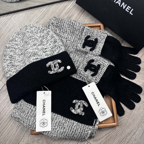 Cheap Chanel Hat and Scarf and Glove Set #1269105 Replica Wholesale [$72.00 USD] [ITEM#1269105] on Replica Chanel Hat and Scarf and Glove Set