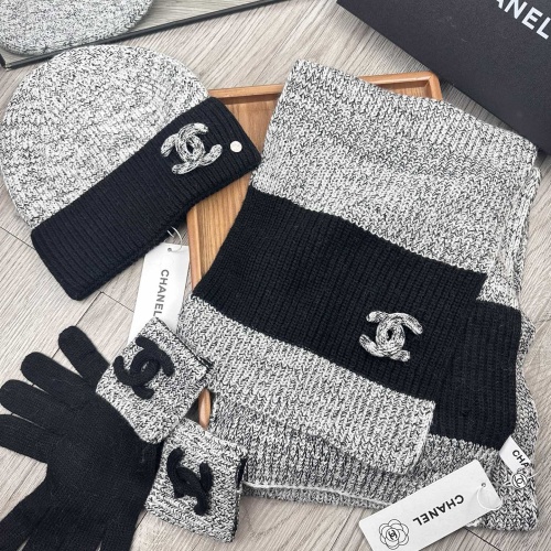 Cheap Chanel Hat and Scarf and Glove Set #1269105 Replica Wholesale [$72.00 USD] [ITEM#1269105] on Replica Chanel Hat and Scarf and Glove Set