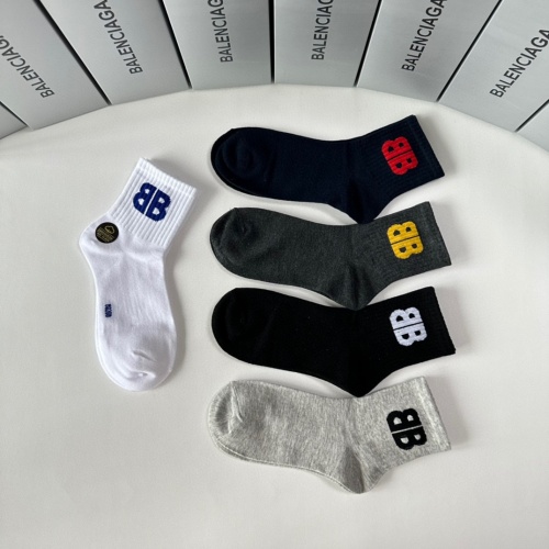 Cheap Balenciaga Socks #1269190 Replica Wholesale [$27.00 USD] [ITEM#1269190] on Replica Balenciaga Socks