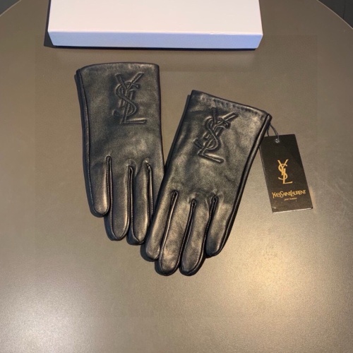 Cheap Yves Saint Laurent Gloves For Women #1269228 Replica Wholesale [$42.00 USD] [ITEM#1269228] on Replica Yves Saint Laurent Gloves