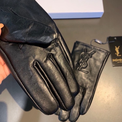 Cheap Yves Saint Laurent Gloves For Women #1269228 Replica Wholesale [$42.00 USD] [ITEM#1269228] on Replica Yves Saint Laurent Gloves