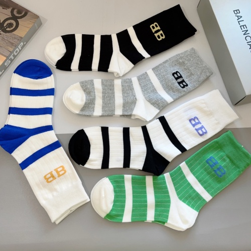 Cheap Balenciaga Socks #1269553 Replica Wholesale [$29.00 USD] [ITEM#1269553] on Replica Balenciaga Socks