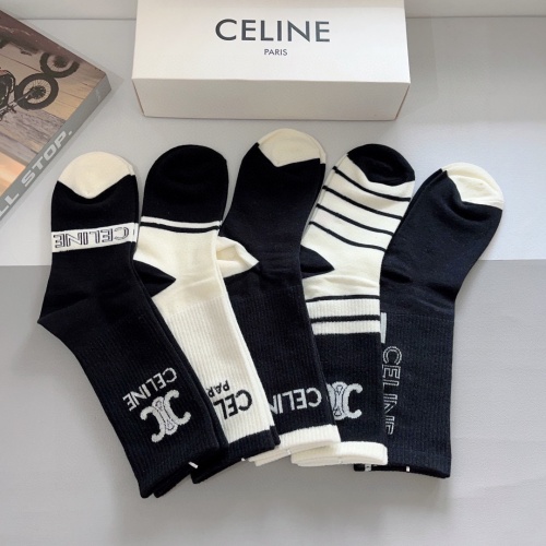 Cheap Celine Socks #1269555 Replica Wholesale [$29.00 USD] [ITEM#1269555] on Replica Celine Socks