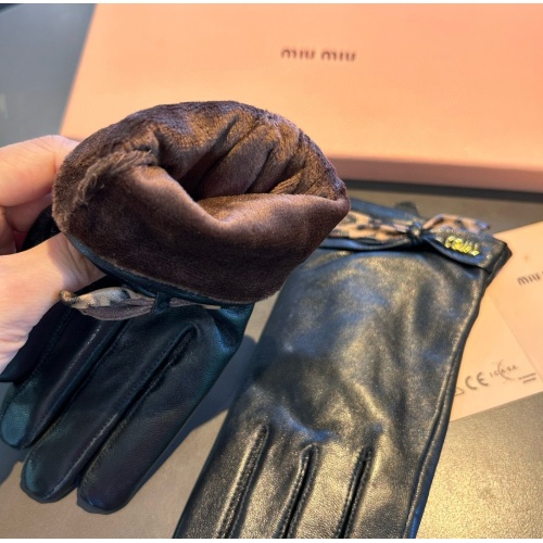 Cheap MIU MIU Gloves For Women #1269563 Replica Wholesale [$48.00 USD] [ITEM#1269563] on Replica MIU MIU Gloves