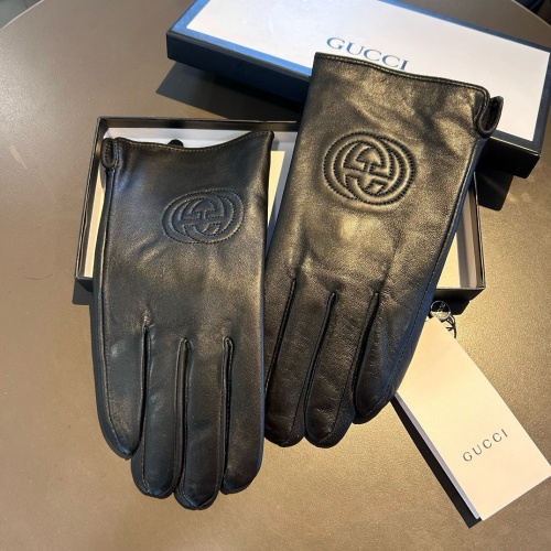 Cheap Gucci Gloves For Men #1269566 Replica Wholesale [$42.00 USD] [ITEM#1269566] on Replica 