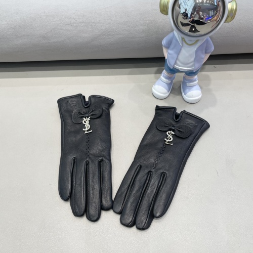 Cheap Yves Saint Laurent Gloves For Women #1269596 Replica Wholesale [$48.00 USD] [ITEM#1269596] on Replica Yves Saint Laurent Gloves