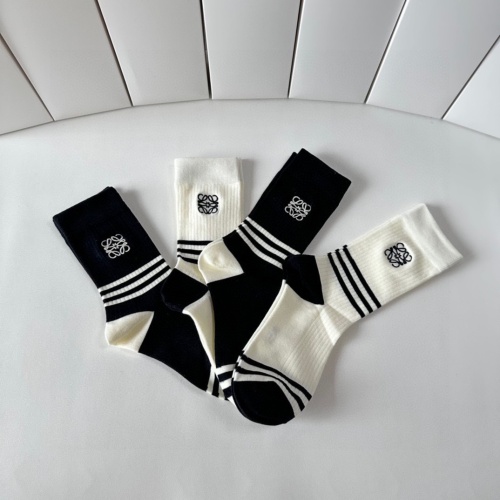 Cheap Loewe Socks #1269637 Replica Wholesale [$27.00 USD] [ITEM#1269637] on Replica Loewe Socks