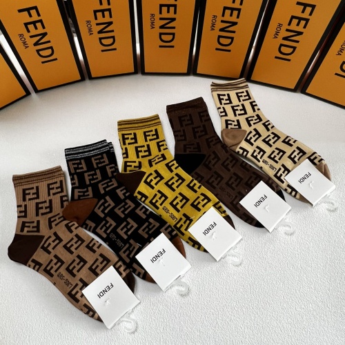 Cheap Fendi Socks #1269645 Replica Wholesale [$25.00 USD] [ITEM#1269645] on Replica Fendi Socks