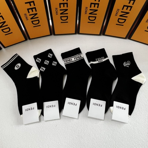 Cheap Fendi Socks #1269647 Replica Wholesale [$25.00 USD] [ITEM#1269647] on Replica Fendi Socks