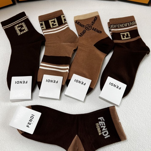 Cheap Fendi Socks #1269648 Replica Wholesale [$25.00 USD] [ITEM#1269648] on Replica Fendi Socks