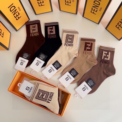 Cheap Fendi Socks #1269649 Replica Wholesale [$25.00 USD] [ITEM#1269649] on Replica Fendi Socks