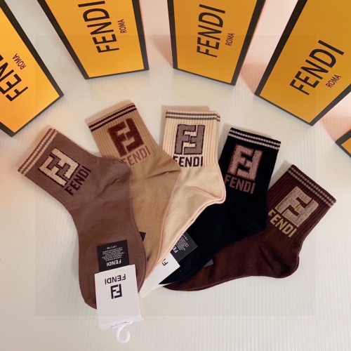 Cheap Fendi Socks #1269649 Replica Wholesale [$25.00 USD] [ITEM#1269649] on Replica Fendi Socks