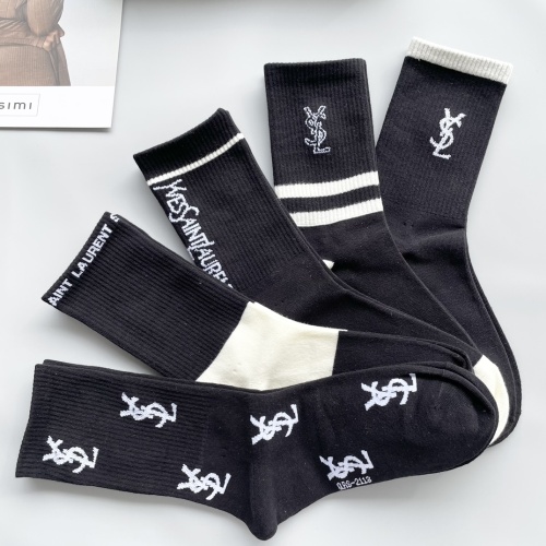 Cheap Yves Saint Laurent YSL Socks #1269656 Replica Wholesale [$29.00 USD] [ITEM#1269656] on Replica Yves Saint Laurent YSL Socks