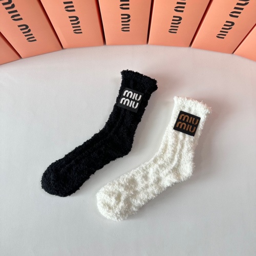 Cheap MIU MIU Socks #1269739 Replica Wholesale [$27.00 USD] [ITEM#1269739] on Replica MIU MIU Socks