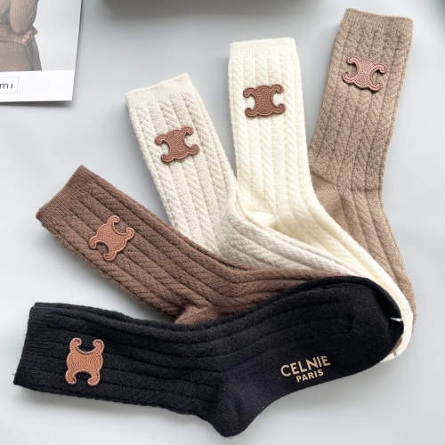 Cheap Celine Socks #1269754 Replica Wholesale [$39.00 USD] [ITEM#1269754] on Replica Celine Socks