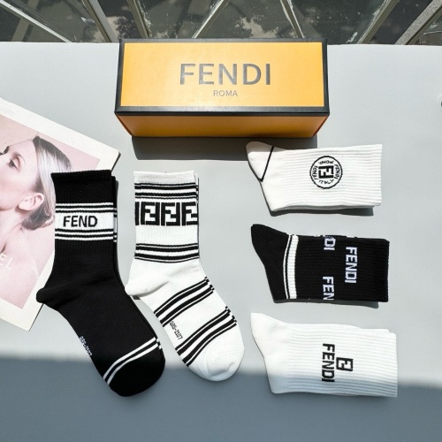 Cheap Fendi Socks #1269757 Replica Wholesale [$25.00 USD] [ITEM#1269757] on Replica Fendi Socks