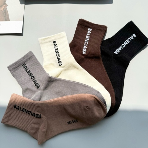 Cheap Balenciaga Socks #1269758 Replica Wholesale [$25.00 USD] [ITEM#1269758] on Replica Balenciaga Socks