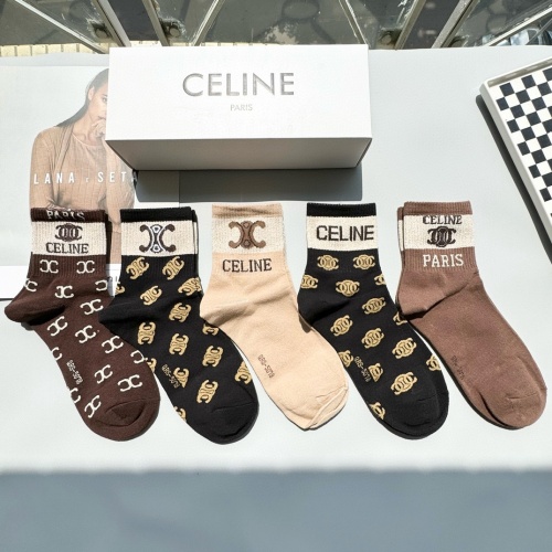 Cheap Celine Socks #1269759 Replica Wholesale [$25.00 USD] [ITEM#1269759] on Replica Celine Socks