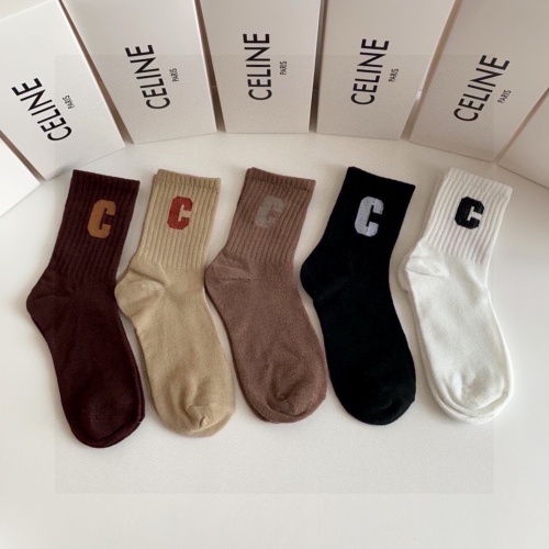 Cheap Celine Socks #1269780 Replica Wholesale [$27.00 USD] [ITEM#1269780] on Replica Celine Socks