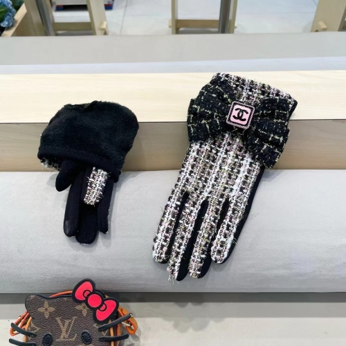 Cheap Chanel Gloves For Women #1269811 Replica Wholesale [$42.00 USD] [ITEM#1269811] on Replica Chanel Gloves